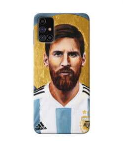 Messi Face Samsung M31s Back Cover