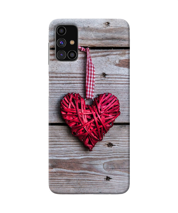 Lace Heart Samsung M31s Back Cover