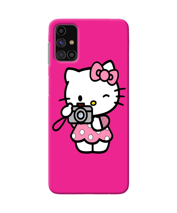 Hello Kitty Cam Pink Samsung M31s Back Cover