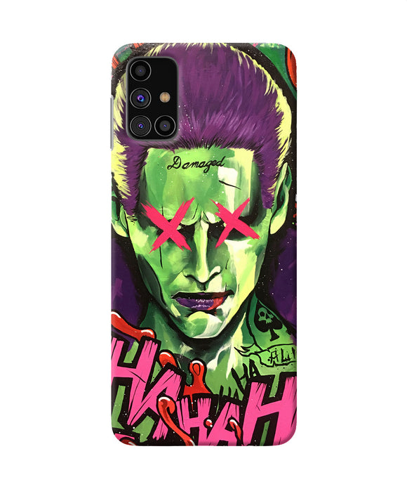 Damaged Joker Anim Samsung M31s Back Cover