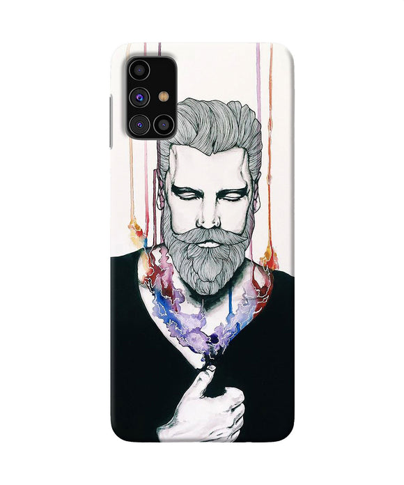 Beard Man Character Samsung M31s Back Cover