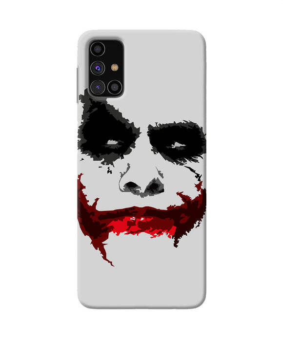 Joker Dark Knight Red Smile Samsung M31s Back Cover