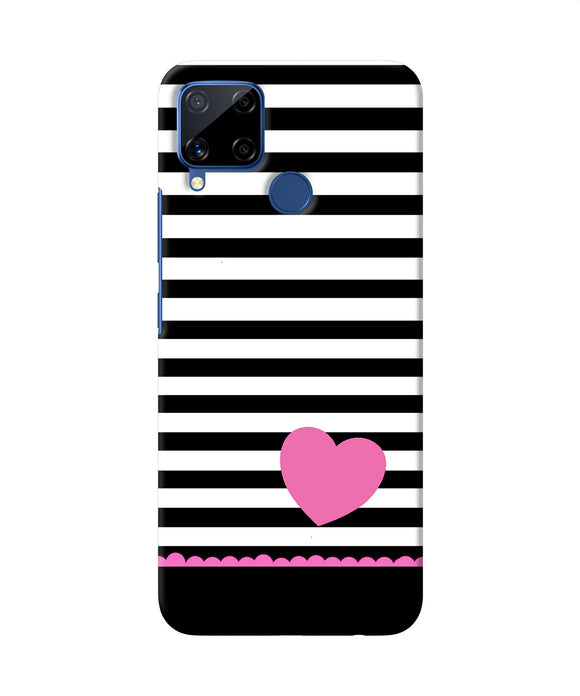 Abstract Heart Realme C15 Back Cover