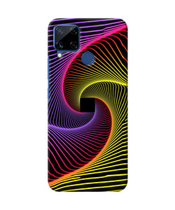 Colorful Strings Realme C15 Back Cover
