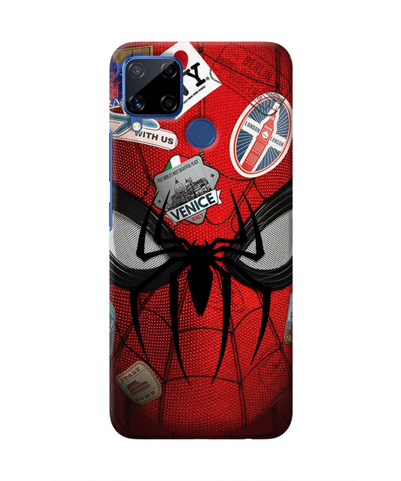 Spiderman Far from Home Realme C15 Real 4D Back Cover