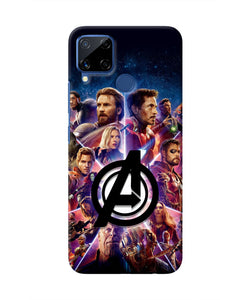 Avengers Superheroes Realme C15 Real 4D Back Cover