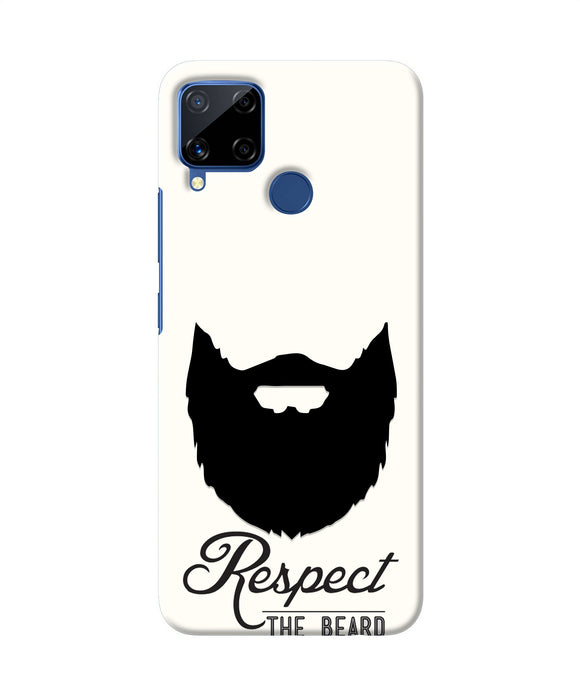 Respect the Beard Realme C15 Real 4D Back Cover