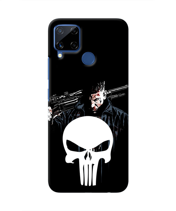Punisher Character Realme C15 Real 4D Back Cover