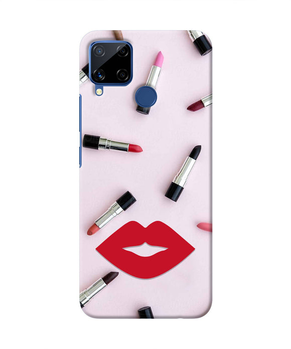 Lips Lipstick Shades Realme C15 Real 4D Back Cover
