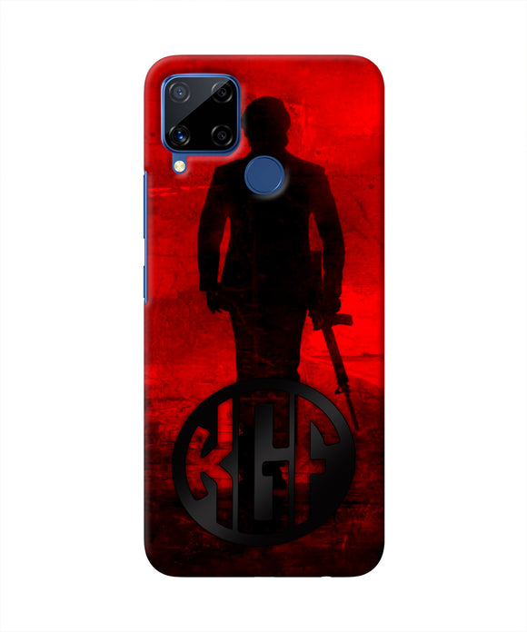 Rocky Bhai K G F Chapter 2 Logo Realme C15 Real 4D Back Cover