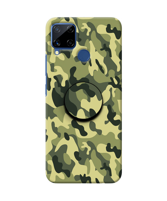 Camouflage Realme C15 Pop Case