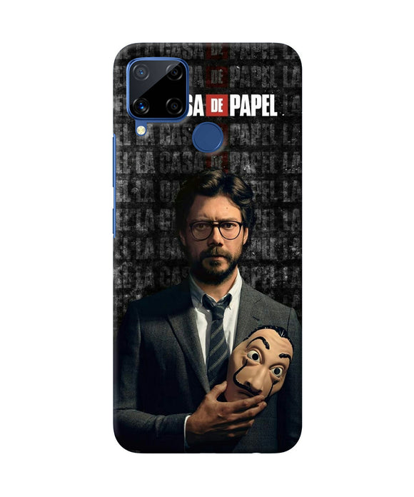 Money Heist Professor with Mask Realme C15 Back Cover