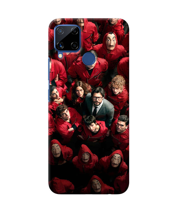 Money Heist Professor with Hostages Realme C15 Back Cover