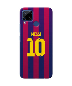 Messi 10 Tshirt Realme C15 Back Cover