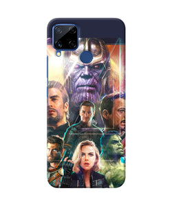 Avengers Poster Realme C15 Back Cover