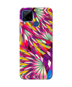 Abstract Colorful Print Realme C15 Back Cover