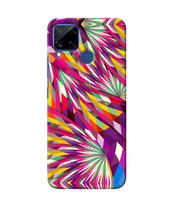 Abstract Colorful Print Realme C15 Back Cover