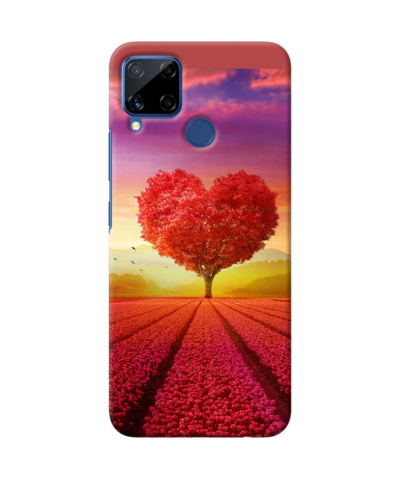 Natural Heart Tree Realme C15 Back Cover