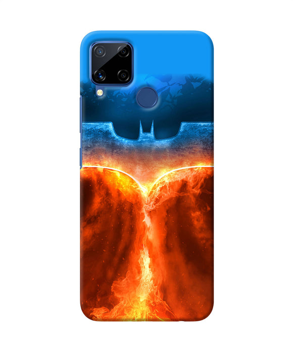 Burning Batman Logo Realme C15 Back Cover