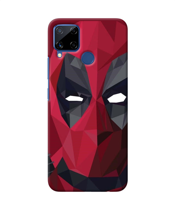 Abstract Deadpool Mask Realme C15 Back Cover