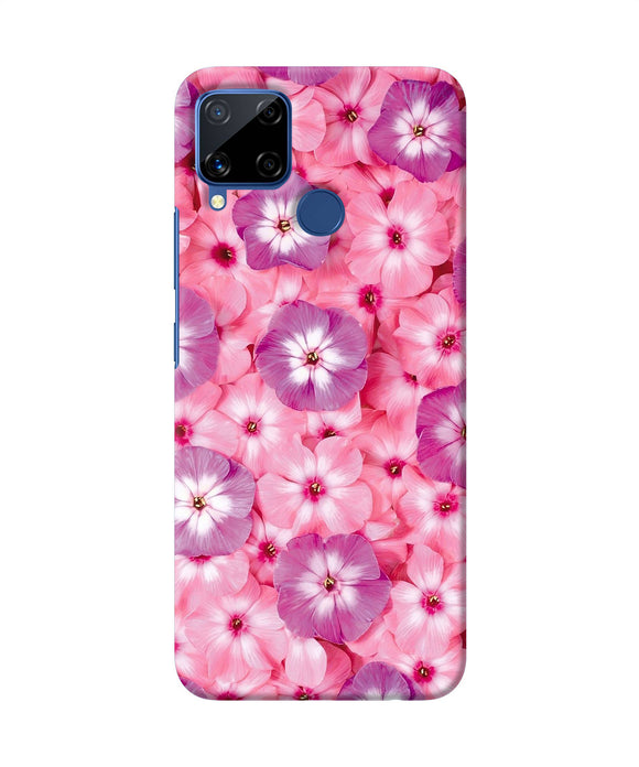 Natural Pink Flower Realme C15 Back Cover