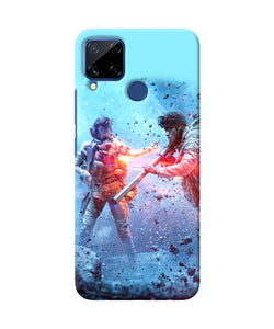 Pubg Water Fight Realme C15 Back Cover