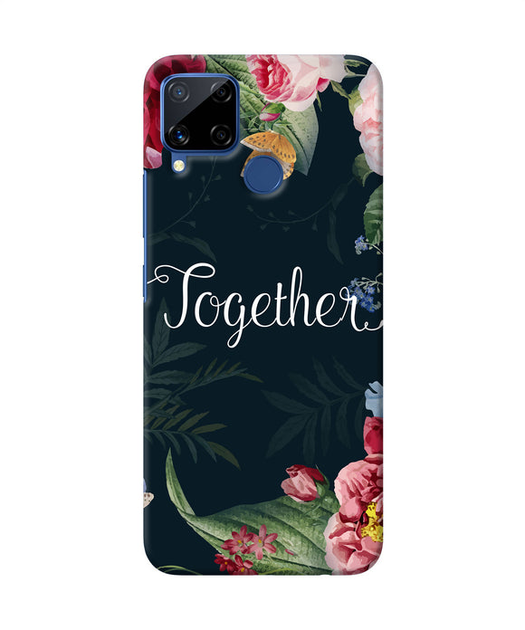 Together Flower Realme C15 Back Cover