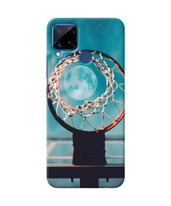 Basket Ball Moon Realme C15 Back Cover