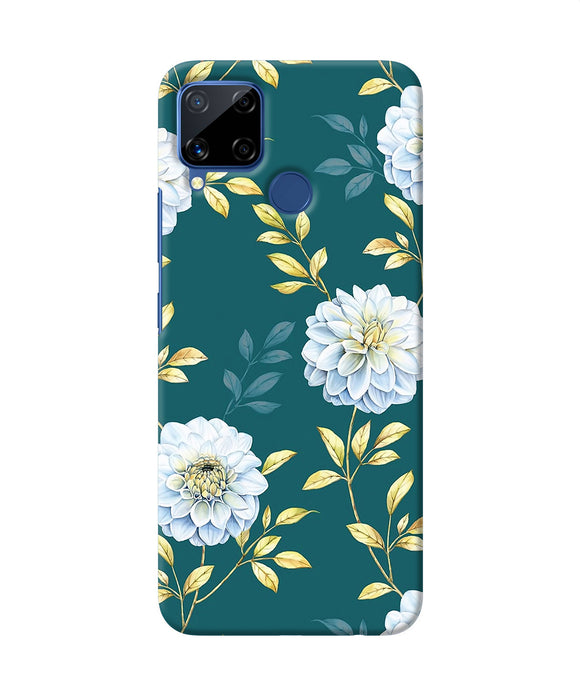 Flower Canvas Realme C15 Back Cover