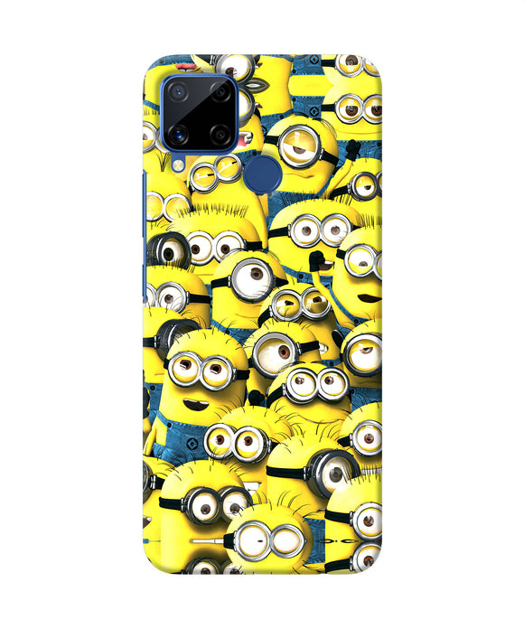 Minions Mini Crowd Realme C15 Back Cover