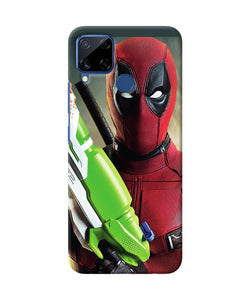 Deadpool Funny Gun Realme C15 Back Cover