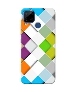 Abstract Color Box Realme C15 Back Cover