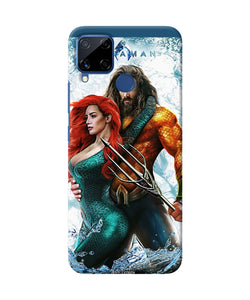 Aquaman Couple Water Realme C15 Back Cover