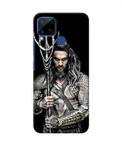 Aquaman Trident Black Realme C15 Back Cover