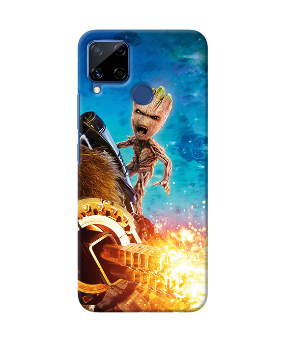 Groot Angry Realme C15 Back Cover