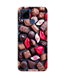 Valentine Special Chocolates Realme C15 Back Cover