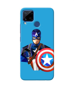 Captain America Character Realme C15 Back Cover