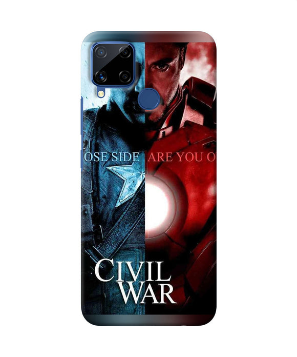 Civil War Realme C15 Back Cover