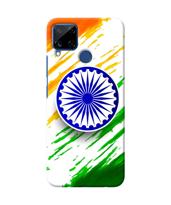 Indian Flag Colors Realme C15 Back Cover