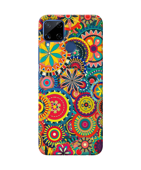 Colorful Circle Pattern Realme C15 Back Cover