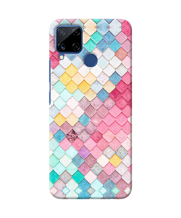 Colorful Fish Skin Realme C15 Back Cover