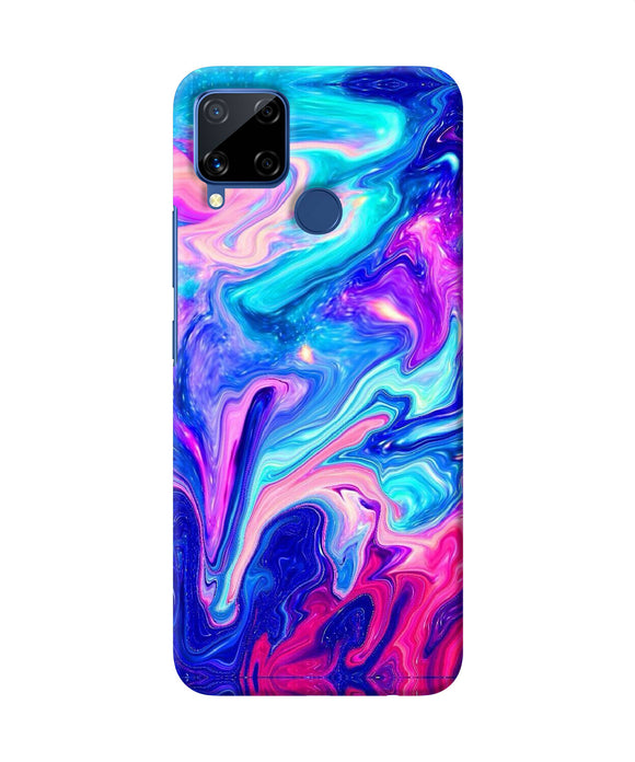 Abstract Colorful Water Realme C15 Back Cover