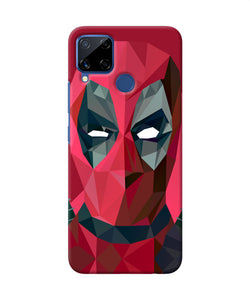 Abstract Deadpool Full Mask Realme C15 Back Cover