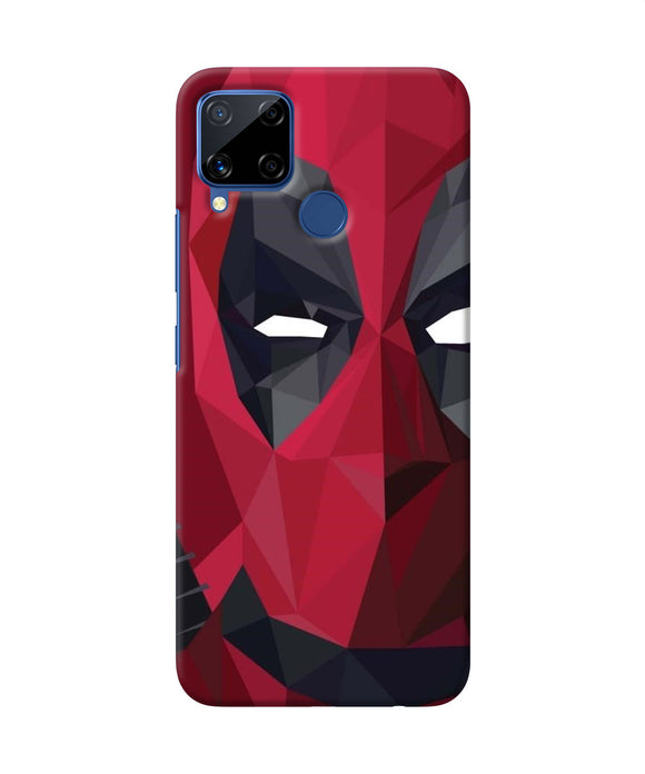 Abstract Deadpool Half Mask Realme C15 Back Cover