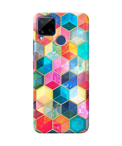 Abstract Color Box Realme C15 Back Cover