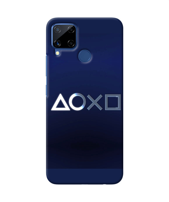 Aoxo Logo Realme C15 Back Cover