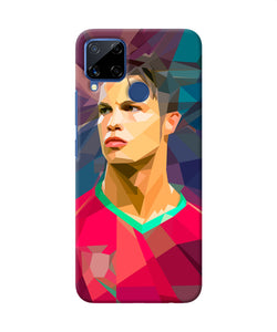 Abstract Ronaldo Realme C15 Back Cover