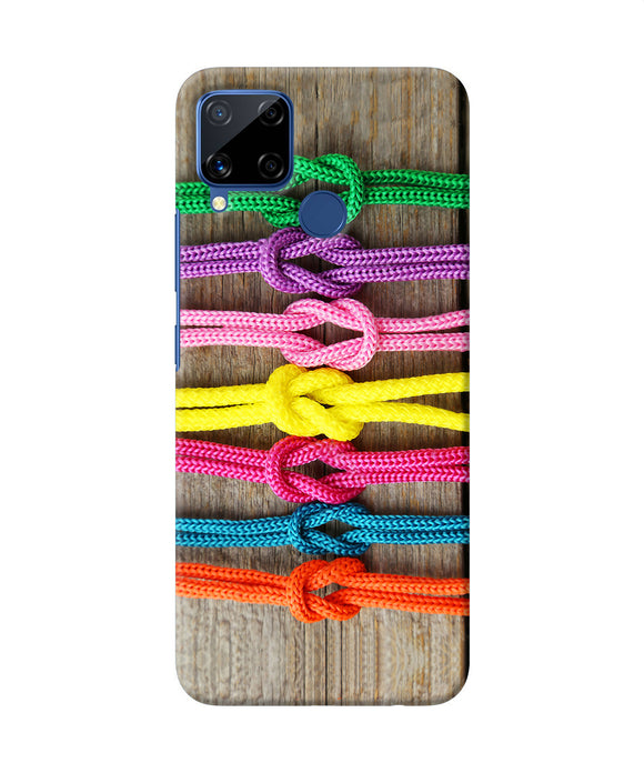 Colorful Shoelace Realme C15 Back Cover