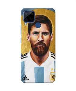 Messi Face Realme C15 Back Cover