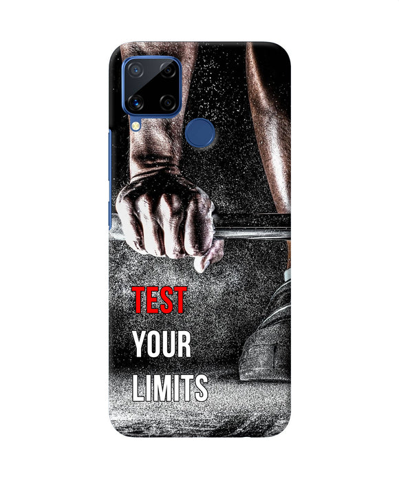 Test Your Limit Quote Realme C15 Back Cover